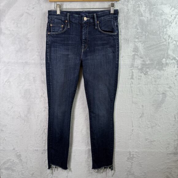 MOTHER The Looker Ankle Step Frey Jeans Women's 25 (See Measurements) Denim - Picture 1 of 16